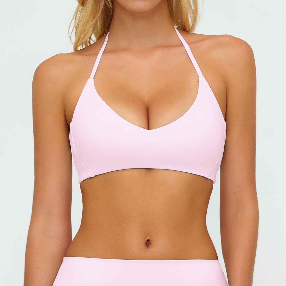 Halter-neck Hollow-out Design For A Beautiful Back Tight-fitting Sports Bra