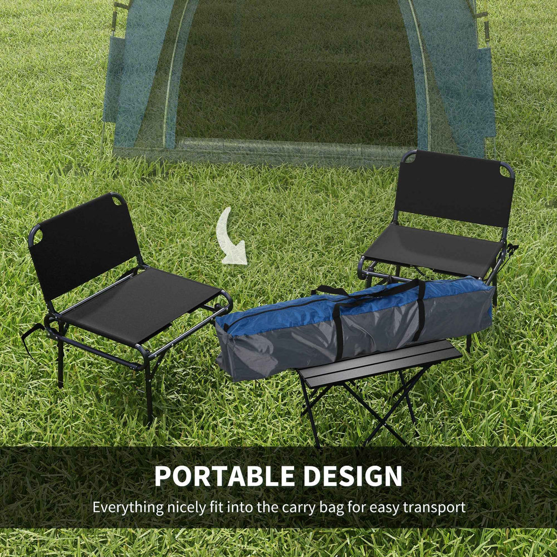 3 Person Pop Up Camping Tent Quick Setup Automatic Hydraulic Family Travel Tent w/ Windows Doors Carry Bag, Blue