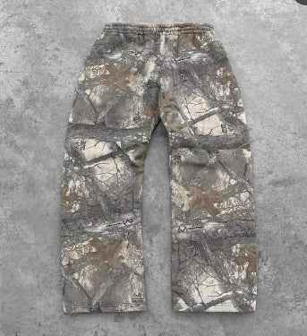 Leaves Camouflage 3D Printed Casual Pants For Men