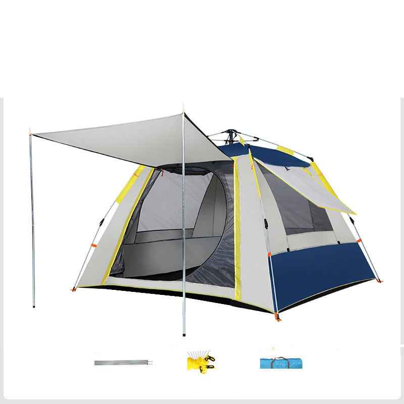 Lightweight Waterproof Camping Tent with Fiberglass Poles