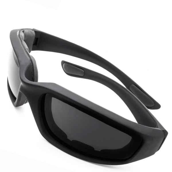 1 Pairs Motorcycle Sports Biker Riding Glasses Wind Resistant Eye Protection Sports Goggles Cycling Glasses Sunglasses Grey Color(TK/TMEU For Self-pickup)