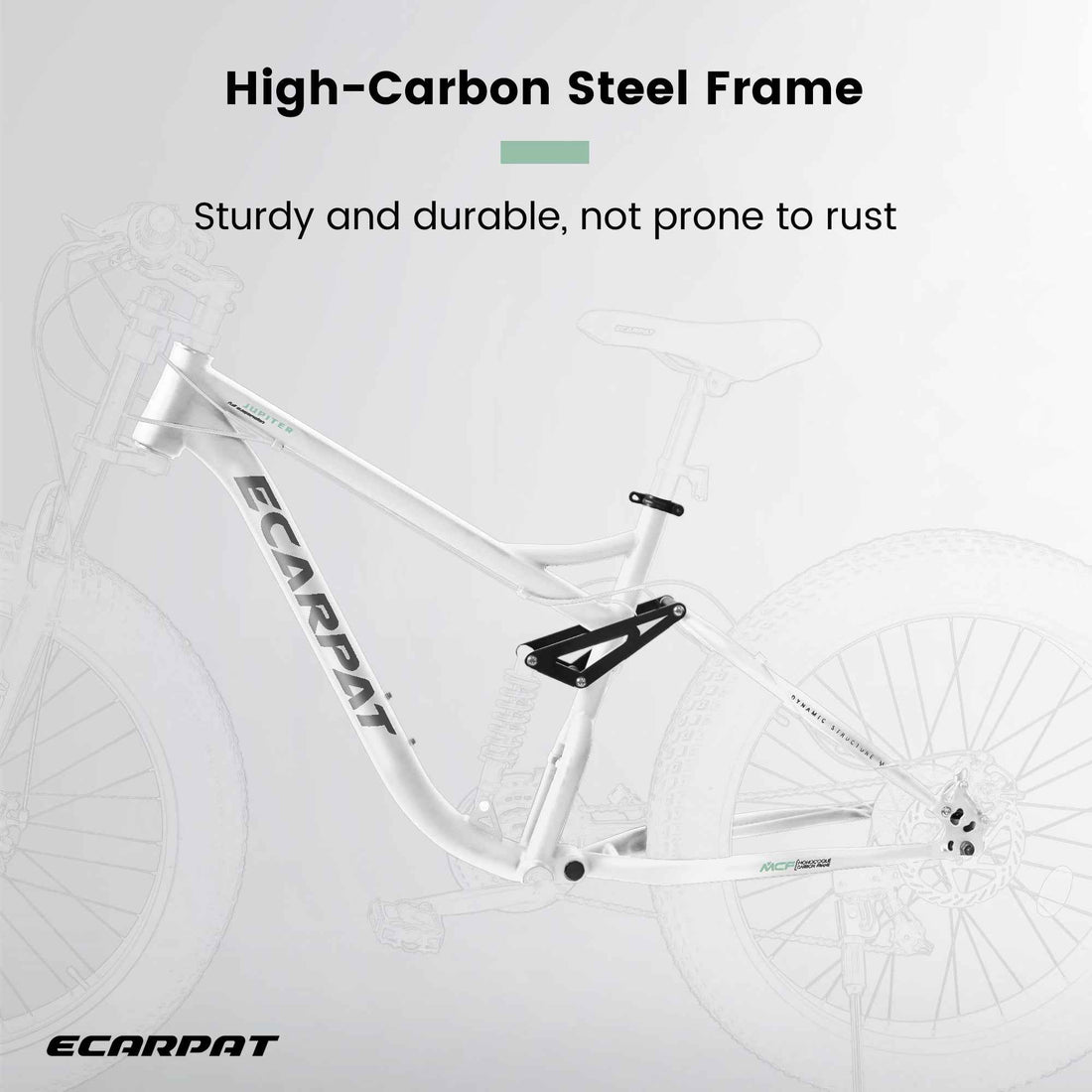 A26309 26 Inch Mountain Bike,Full-Suspension 21 Speeds Drivetrain With Disc-Brake Bicycle, 26x4inch Fat Tire Bike For Men