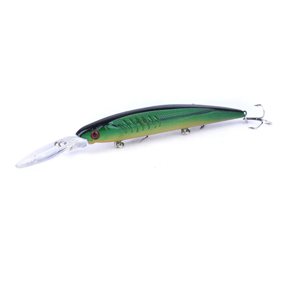 14.5cm 12g Fishing Lure Minnow Wobblers Hard Bait For Freshwater Bass Carp Pike Tackle Isca Pesca Artificial Bait