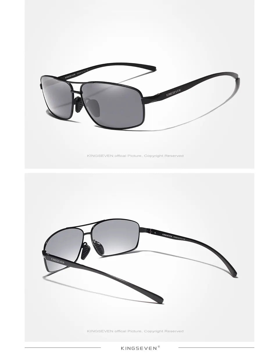 KINGSEVEN Photochromic Polarized Sunglasses for Men – UV400 Day & Night Driving