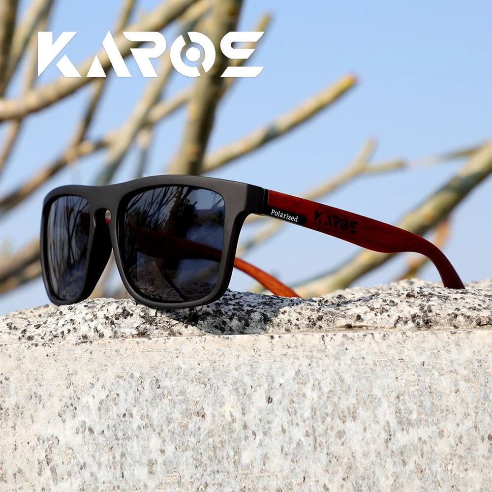 KAROS YZ2024 Polarized Square Sunglasses – UV400 Unisex, Outdoor Sport