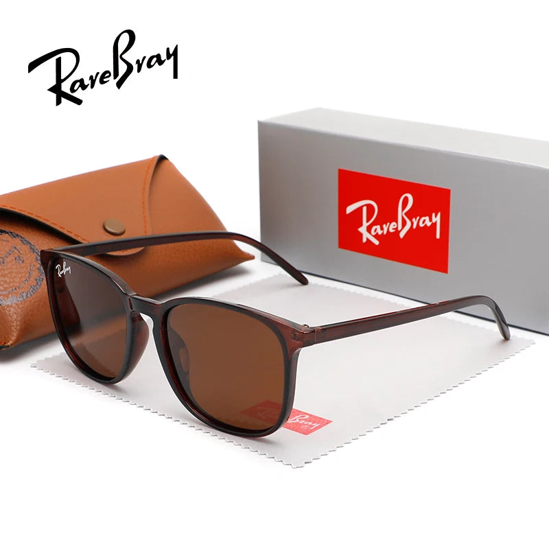 Retro Oval Polarized Sunglasses – Unisex Ultra-Light TR90 Frame UV400 Classic Shades