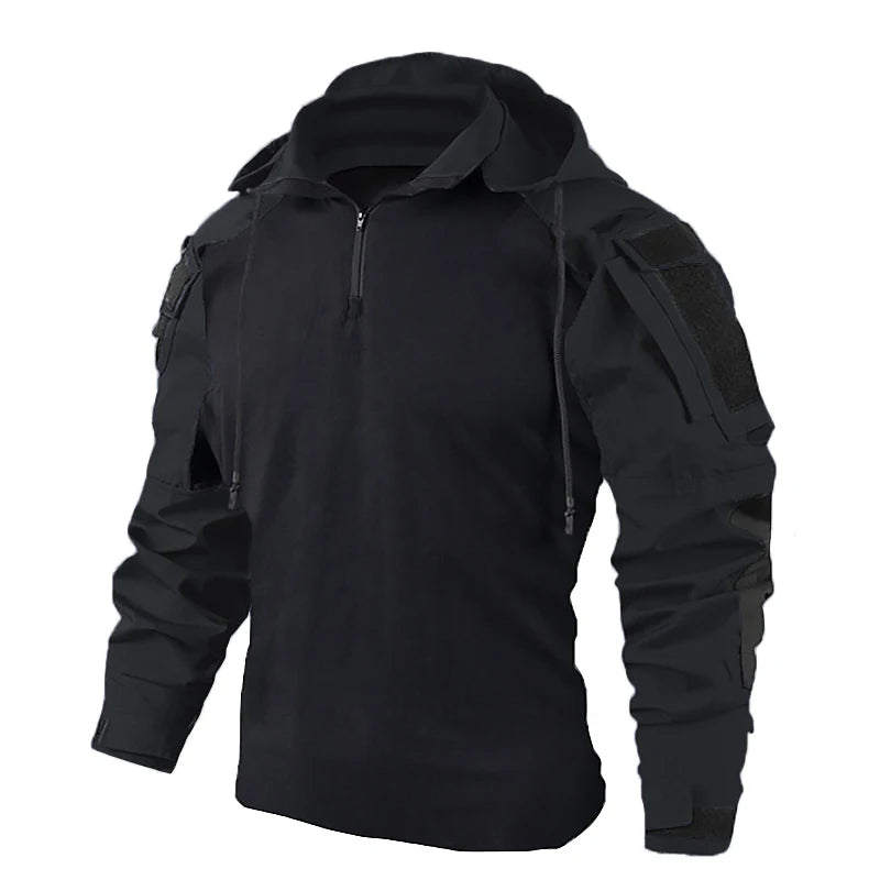 Military Combat T-Shirt Men Tactical Shirt Camping Hunting Clothing