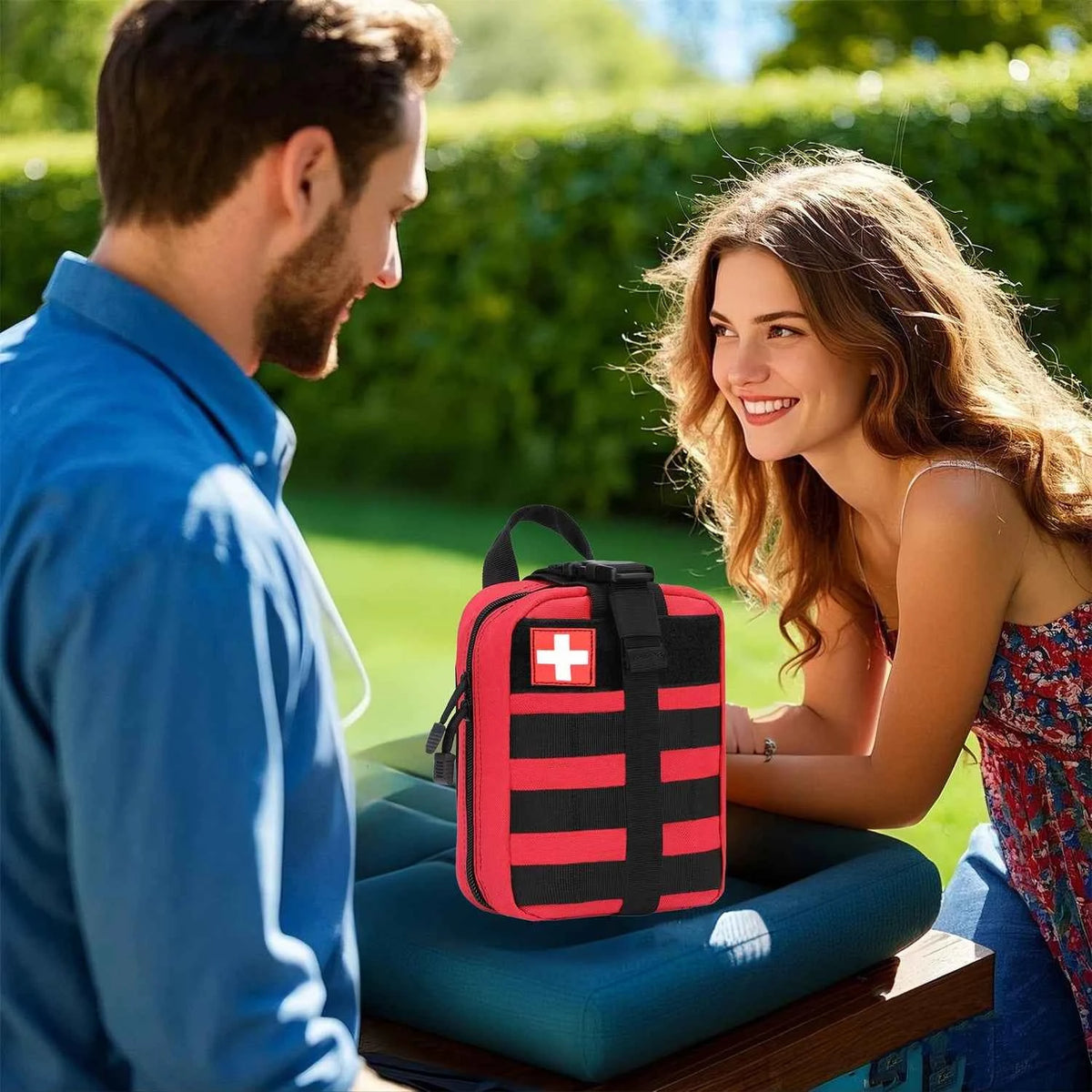 379-Piece Portable First Aid Kit – Emergency Survival Bag for Camping, Hiking & Outdoor Use