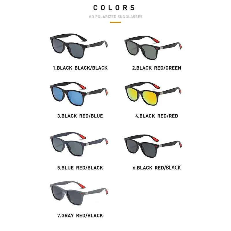 Polarized Sport Sunglasses – UV400 PC Frame Driving & Outdoor Goggles for Men