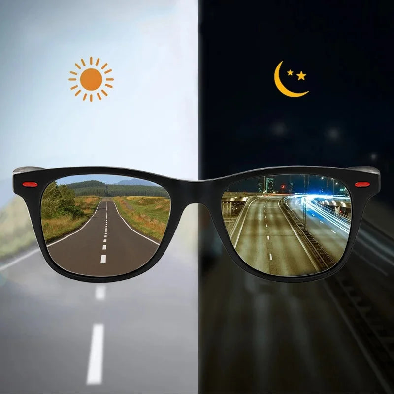 Polarized Sport Sunglasses – UV400 PC Frame Driving & Outdoor Goggles for Men
