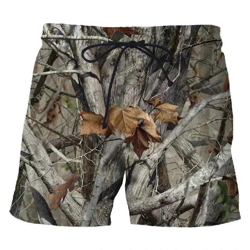 3d Camouflage Tree Leaves Printed Men&