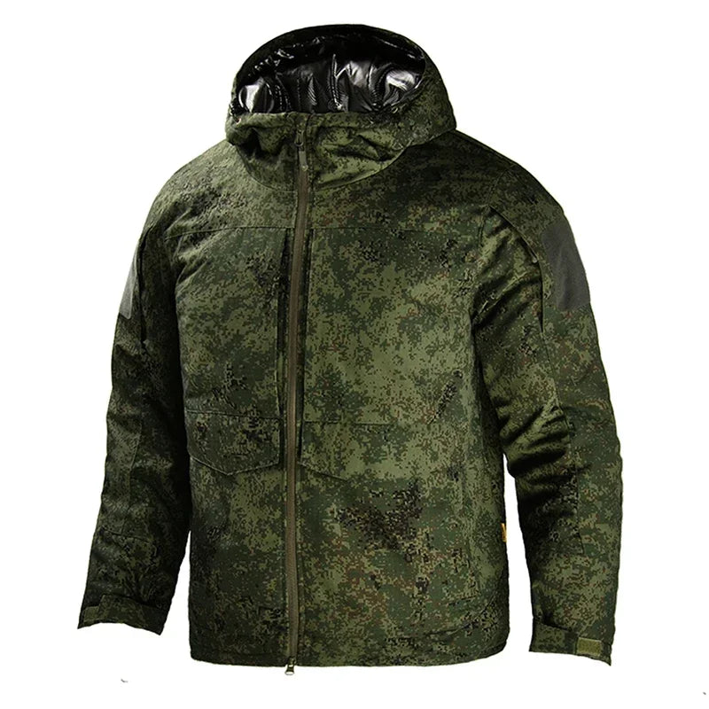 Hiking Tactical Jacket Men Winter Heating Jackets Windproof Warm Hooded Coat Windbreaker Hunting Camping Coats