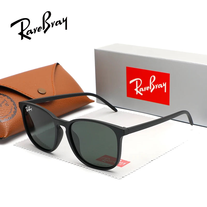 Retro Oval Polarized Sunglasses – Unisex Ultra-Light TR90 Frame UV400 Classic Shades