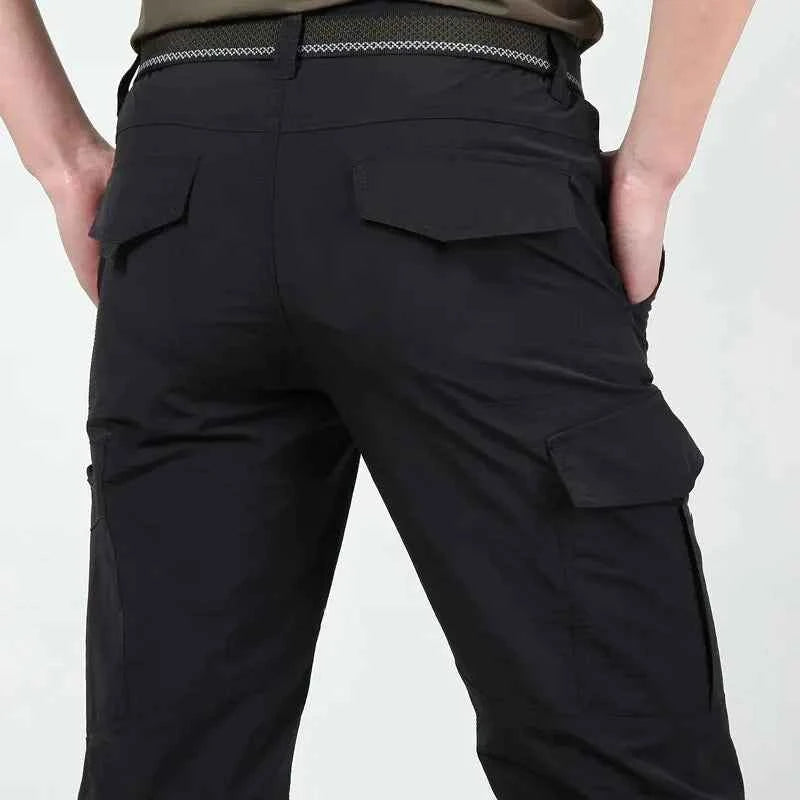 Military Tactical Pants Cargo Men Waterproof Trousers Casual Pants Wear-resistant Multi-pocket Outdoor Hiking Work Trousers Male
