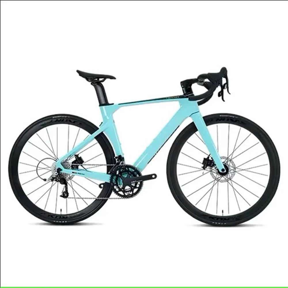 TWITTER R5Pro Carbon Fiber Road Bike – T800 Frame, EDS-TX7100 24-Speed Electronic Transmission