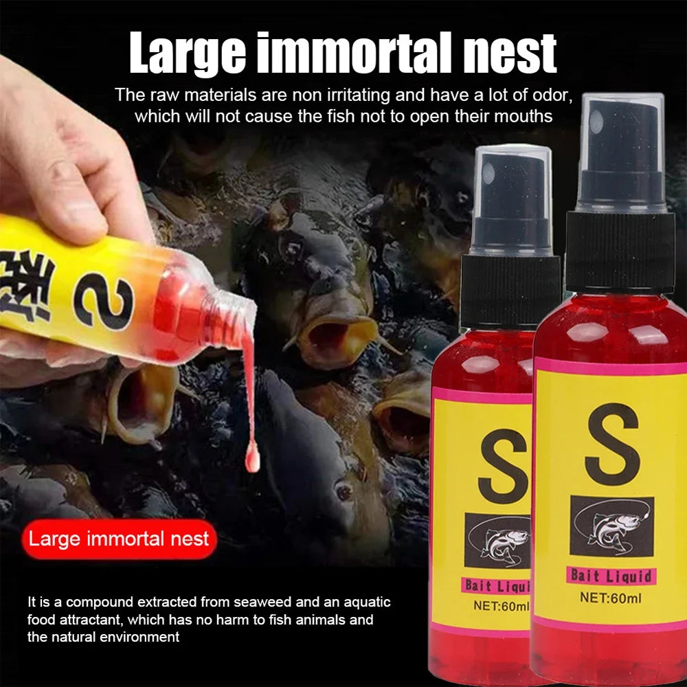 Liquid Fish Bait fishing material Carp Bait Nest Material Lure Additive Carp Fishing Artificial Bait Fishing Accessories
