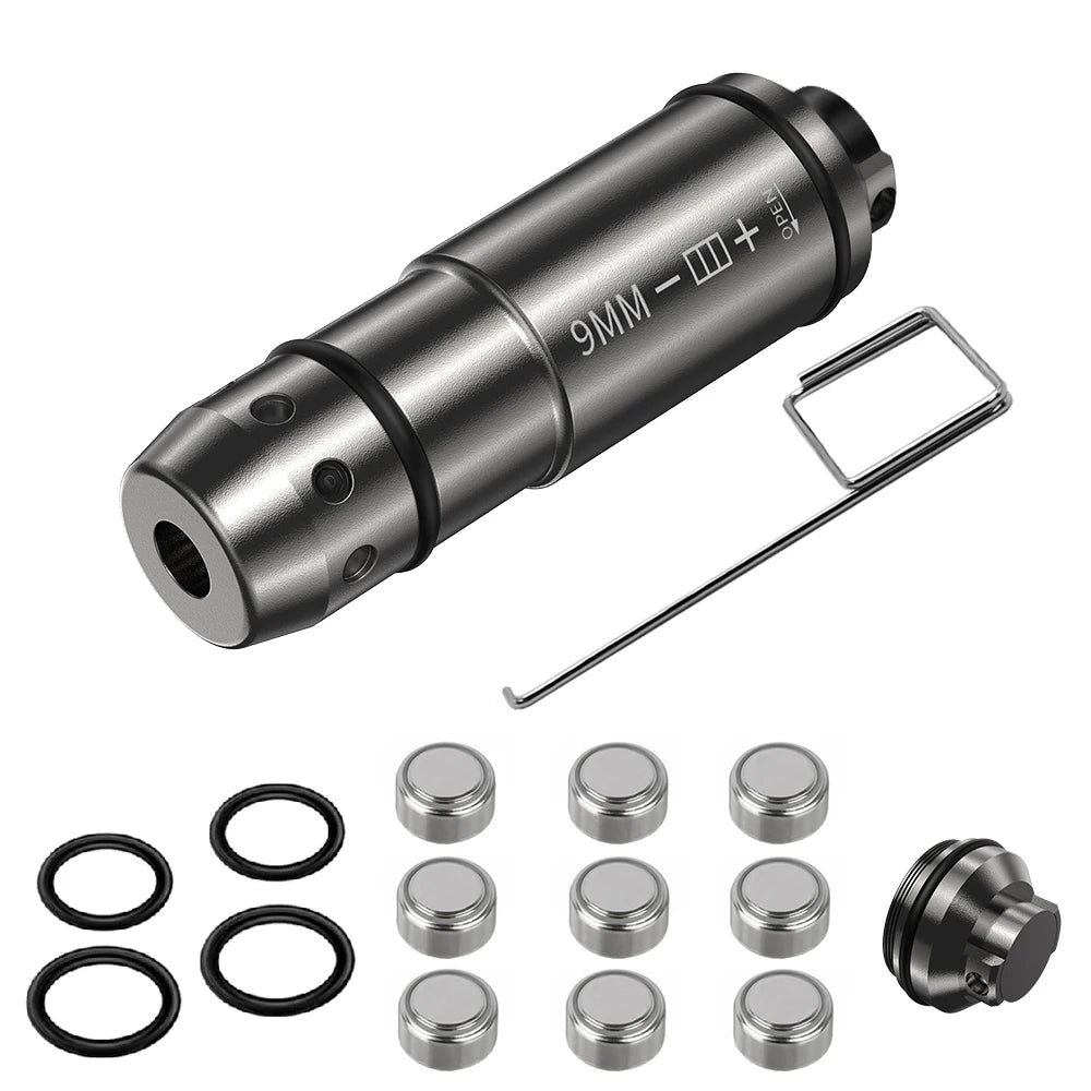 9mm(long)link laser training cartridge Red Dot Laser Training Bullet Trainer Cartridge Tactical Laser Bullet