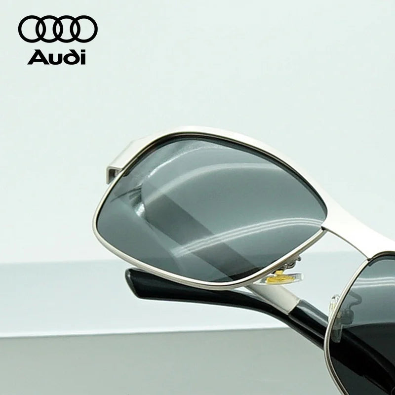 Audi Polarized Sunglasses – Unisex UV400 Anti-Reflective Alloy Frame Driving Glasses
