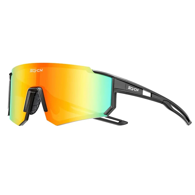 SCVCN Y2K Cycling Sunglasses – UV400 Polycarbonate Road Bike Glasses for Men & Women | Street, Driving, Hiking, Golf