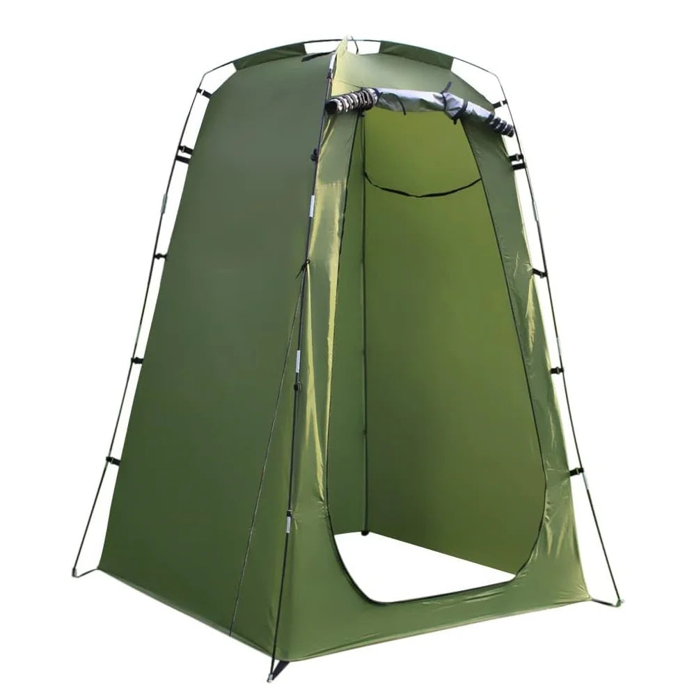 Portable Pop-Up Privacy Shower Tent – Aluminum Poles, 4-Season, for Camping, Fishing & Changing