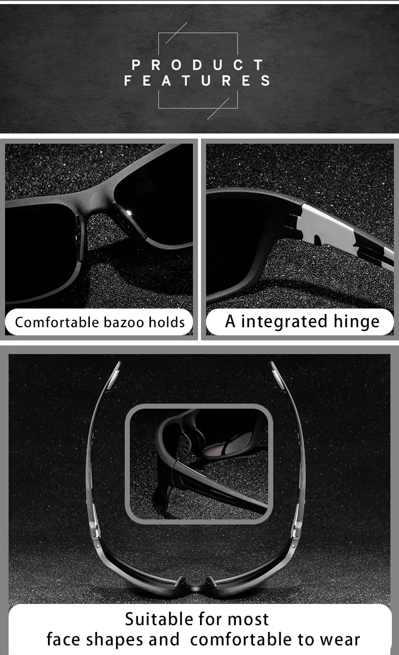 Luxury Polarized Fishing Sunglasses Fishing Classic Sun Glasses Men&