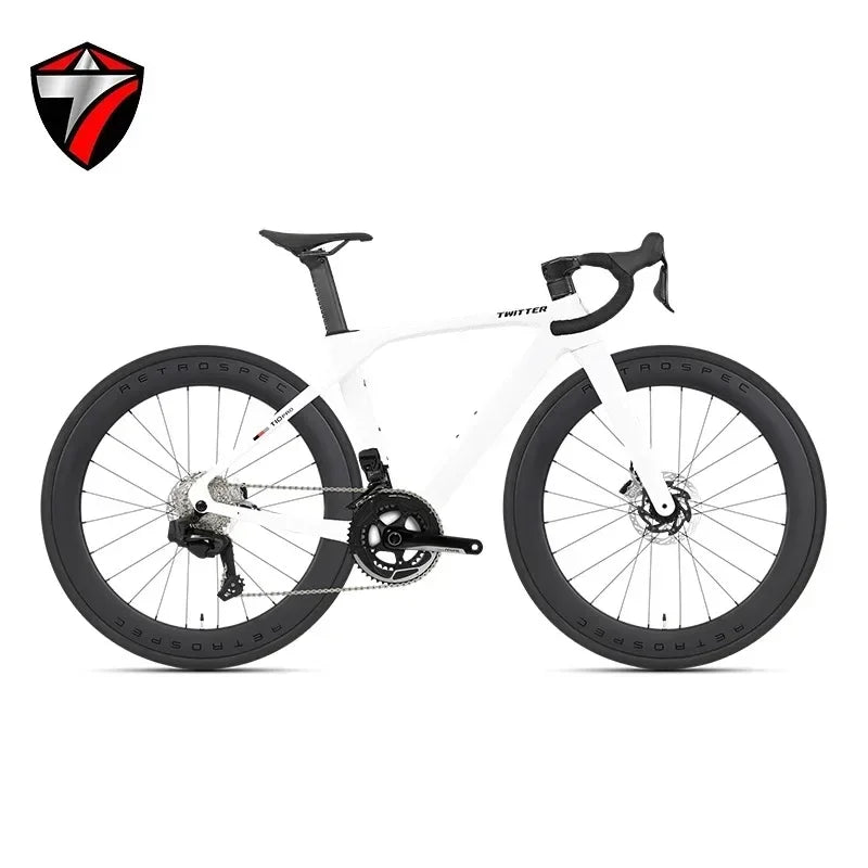 TWITTER T10pro Electronic Variable Speed,bicycle EDS TX7100-24Speed T800 Carbon Fiber Road Bike,Hydraulic Disc Brake велосипед
