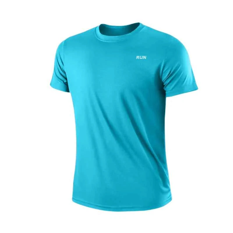 Summer Mens Shirts Running Bodybuilding Shirts Sport Gym t Shirt Men Short Sleeve Fitness Tops Oversized t-Shirt Jersey