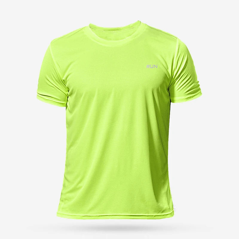 Summer Mens Shirts Running Bodybuilding Shirts Sport Gym t Shirt Men Short Sleeve Fitness Tops Oversized t-Shirt Jersey