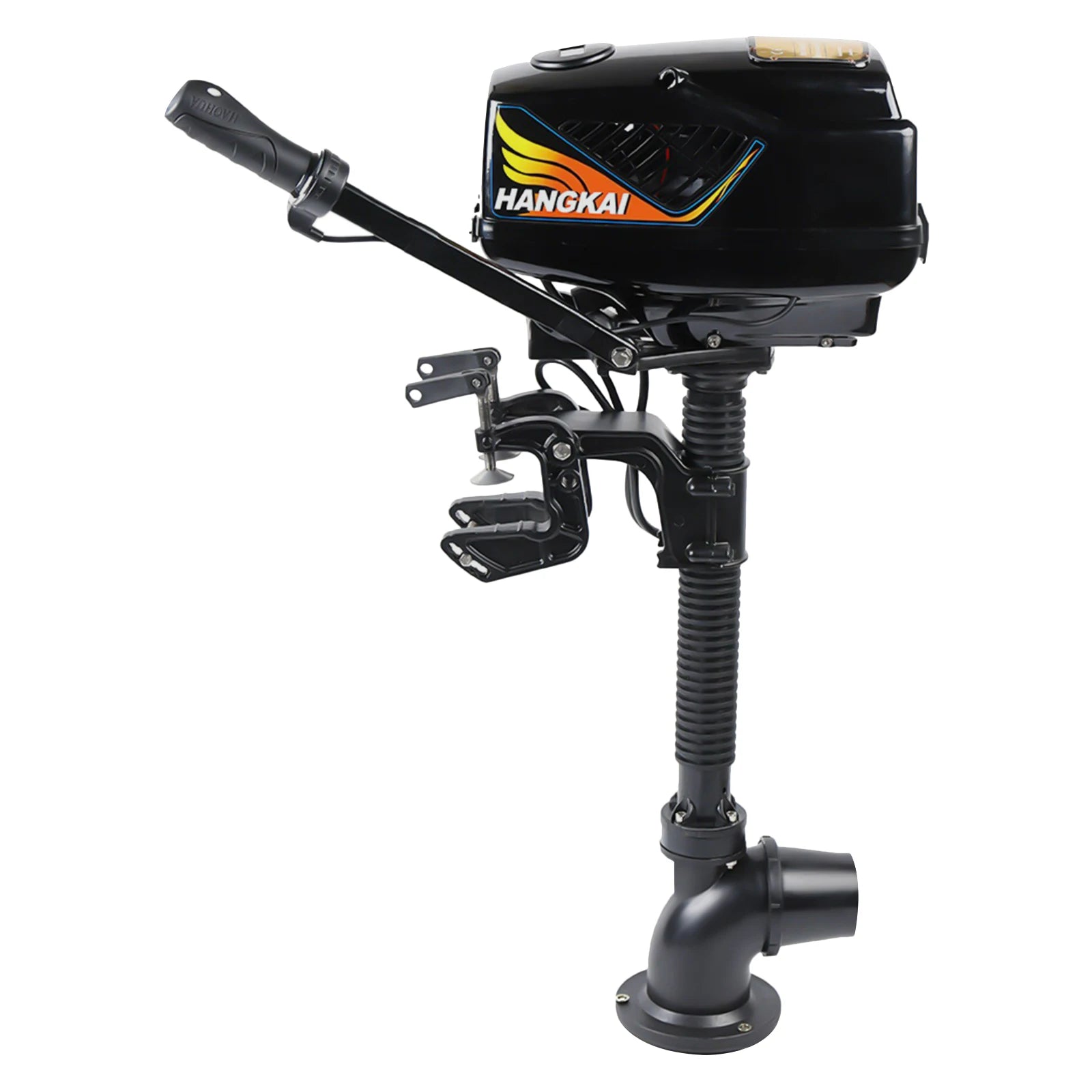 48V 1000W Electric Outboard Motor 1HP Brushless Boat Engine Jet Pump Short Shaft for Inflatable Fishing Boats