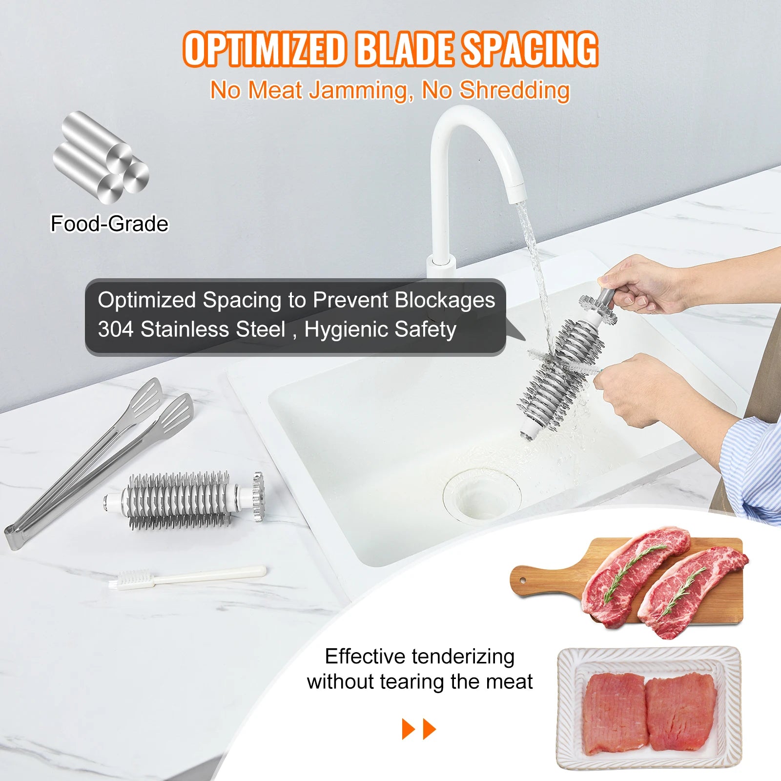 17inch 54 Blades Commercial Meat Tenderizer