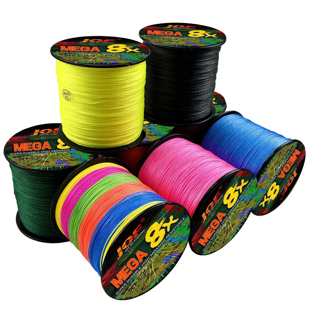 Braided Fishing Line 8 Strands Multifilament Fly Strong Cord for Sea Bass Carp Accessories