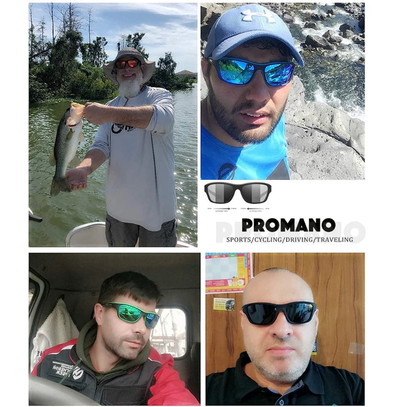 Luxury Polarized Fishing Sunglasses Fishing Classic Sun Glasses Men&