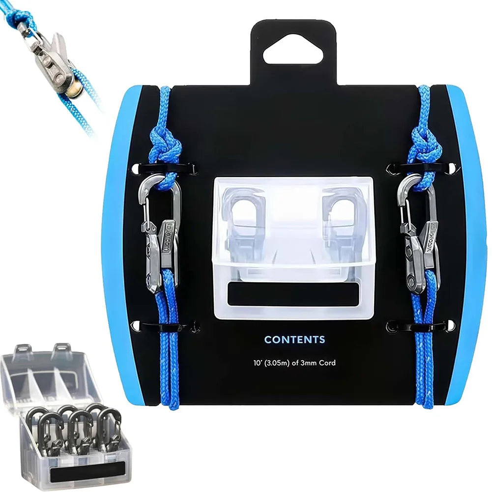 Outdoor Rope Adjuster Wear Resist Ultralight Tent Guyline Tool Climbing Rope Adjust Equipment for Camping Hiking Multitools