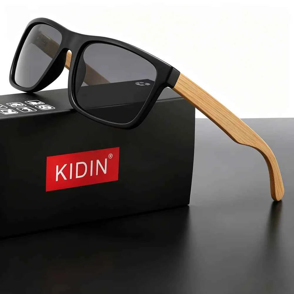 CONCHEN 1618 Bamboo Sunglasses – Eco-Friendly, Polarized, UV400, Unisex