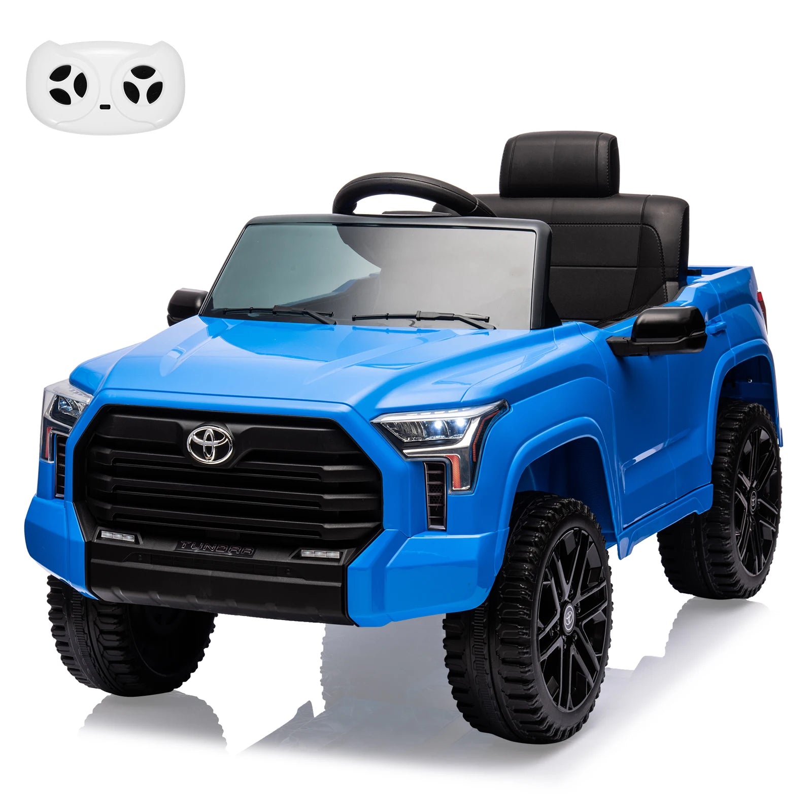 12V Ride on Car for Kids, Licensed Toyota Electric Car Ride on Truck with Remote Control, MP3, LED Lights Toys for Boys Girls