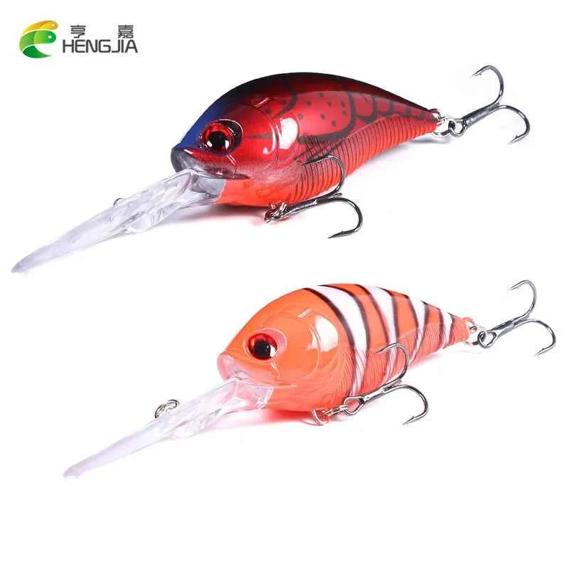 125mm 20.5g Minnow Crankbait Fishing Lure – Hard Bait Wobbler for Bass, Pike & Freshwater Trolling