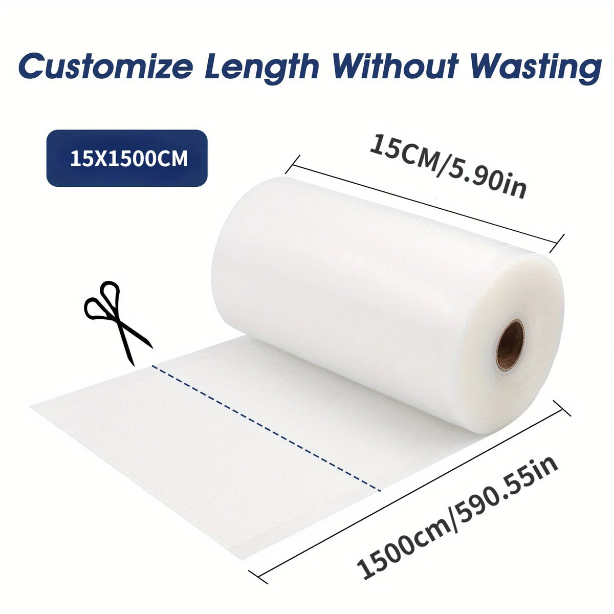 Vacuum Sealer Bag Rolls – BPA-Free, Sous Vide & Food Storage | 20cm, 25cm, 28cm × 1500cm