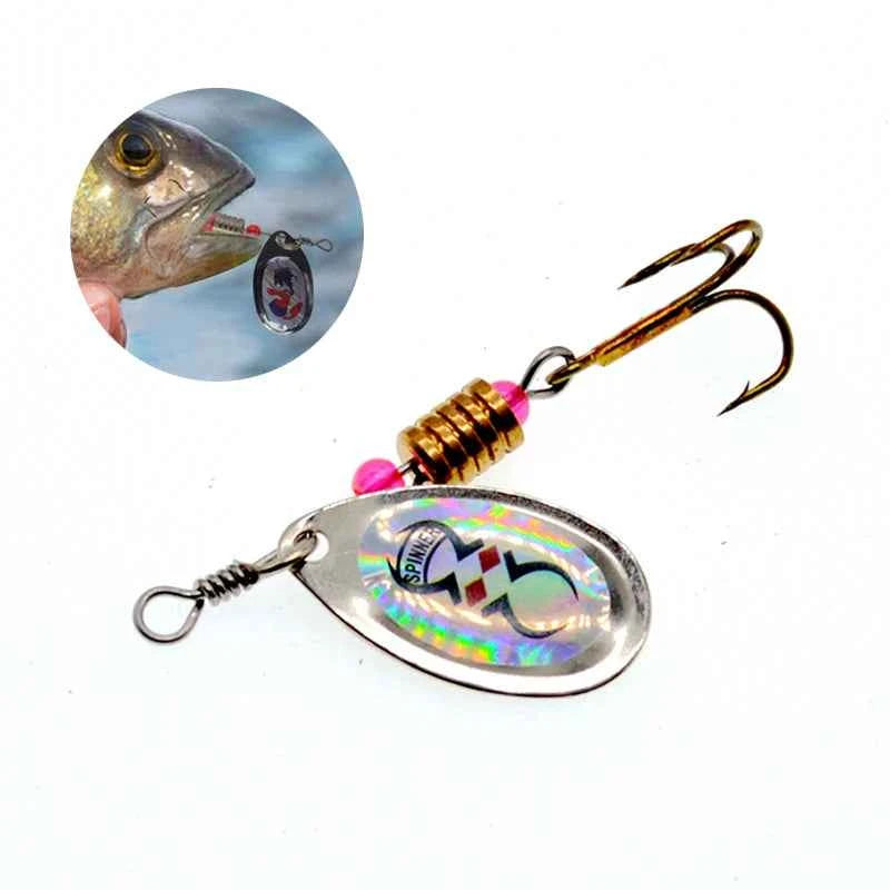10pc Metal Spoon Spinner Lure Set – 2.6g Spoonbait Crankbait Wobbler for Bass & Pike (Mixed Colors)