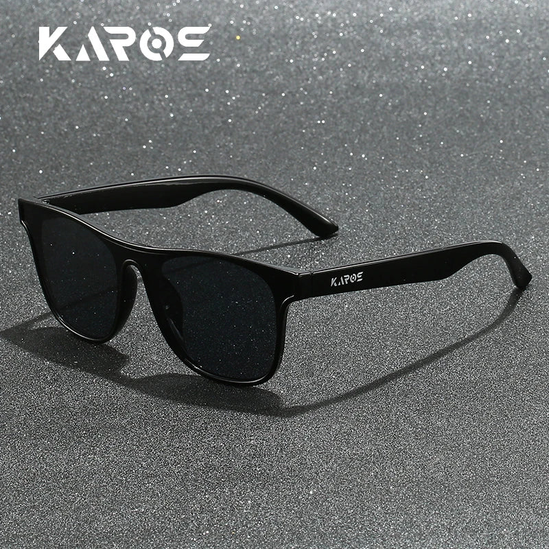 KAROS YZ2016 Polarized Rectangle Sunglasses – Oversized UV400, Unisex