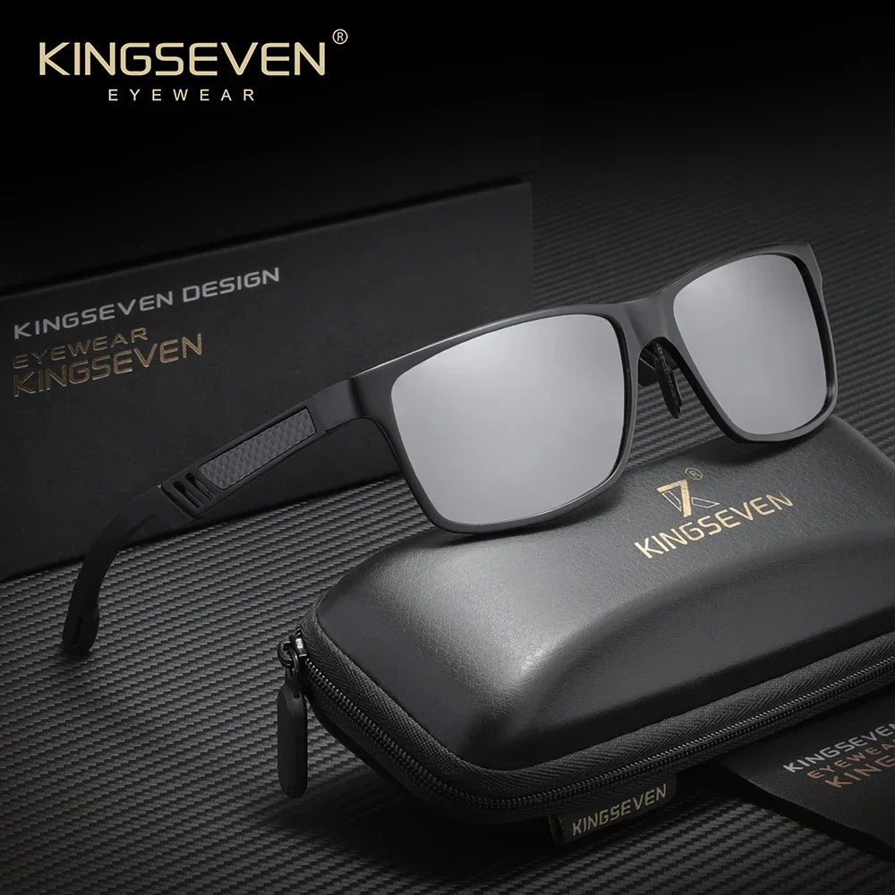 KINGSEVEN Trendy Polarized Sunglasses – UV400 Anti-Glare Outdoor Eyewear for Men & Women