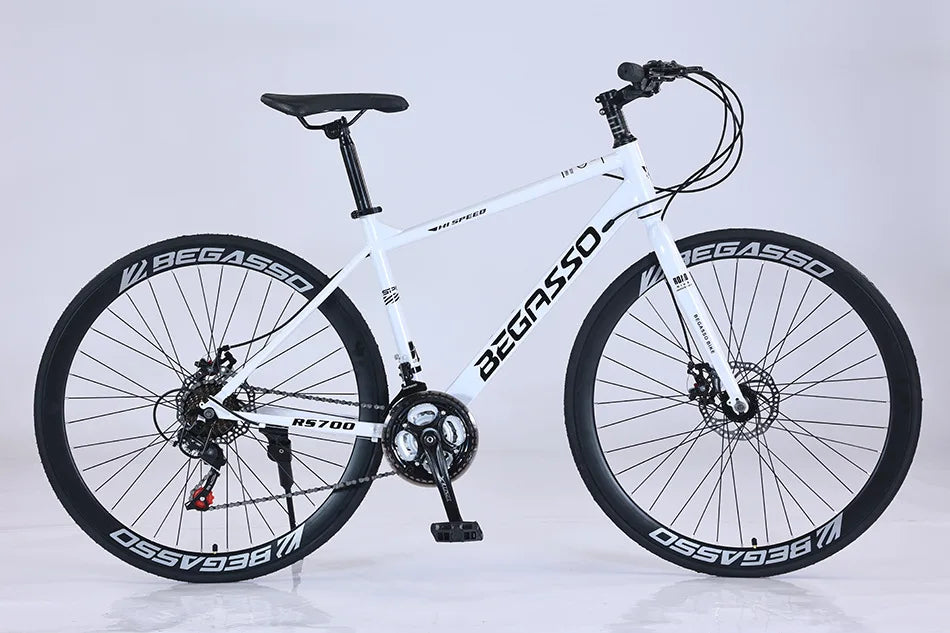Cross-border wholesale 700C geared unisex road bike for urban outdoor commuting, adult student