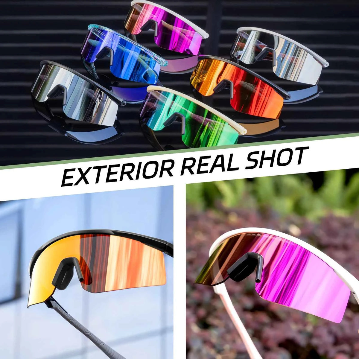 UV400 Polarized Cycling Sunglasses – MTB Riding, Fishing & Outdoor Eyewear