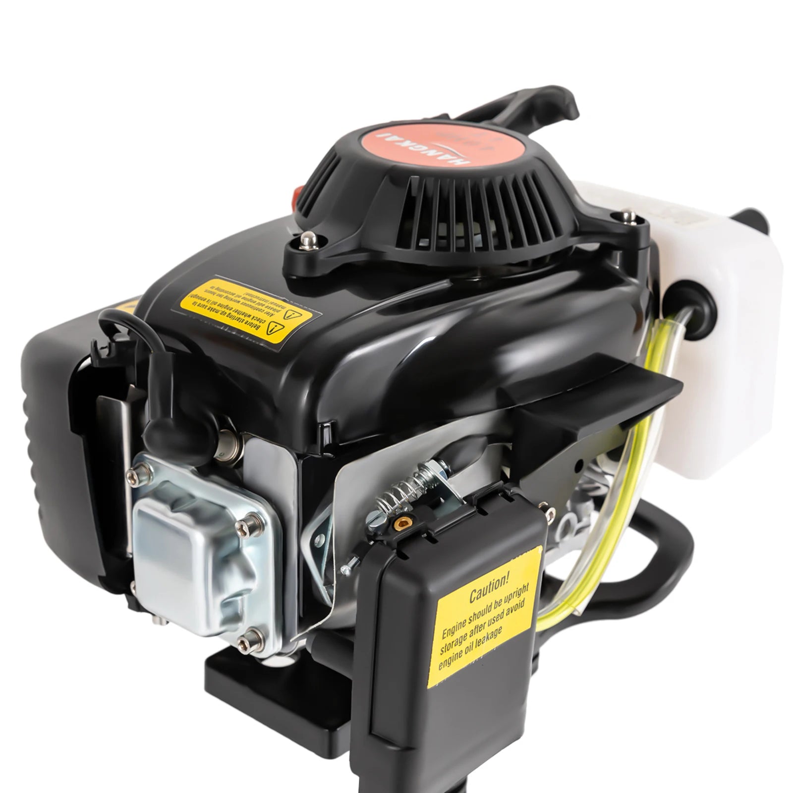 4HP 55cc 4-Stroke Outboard Motor, 2900W Boat Engine with Jet Pump, 360° Tilt for Inflatable Fishing Boats, Manual Start