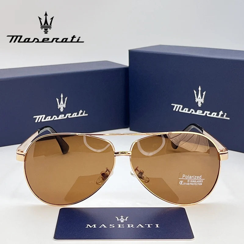 Polarized Pilot Sunglasses | UV400 Mirror Lens | Alloy Frame