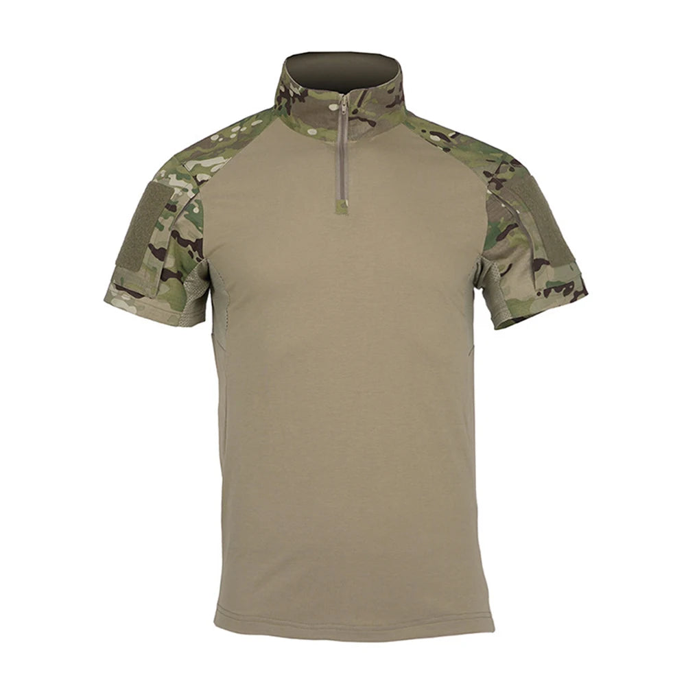 Outdoor Sport Camo Shirts Breathable Hunting Clothes Tops Workout Clothing T Shirt