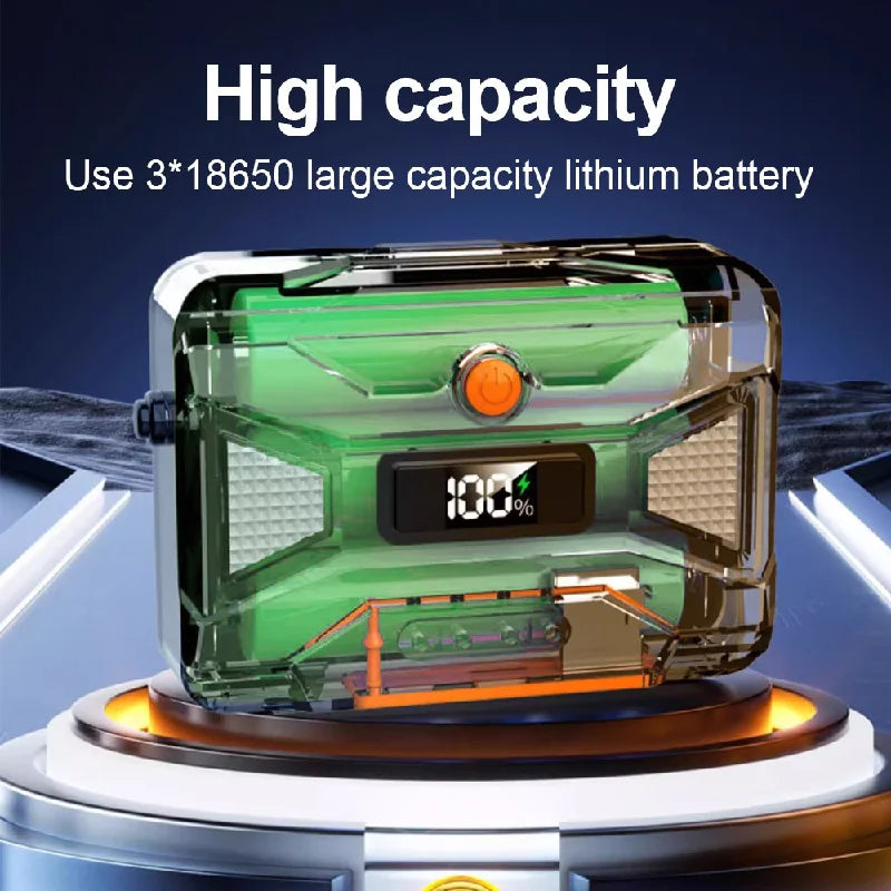 2026 New Super Powerful Headlamp 800W LED IR Sensor Headlight Rechargeable Head Flashlight 5000 Meter Head Lamp Fishing Lantern