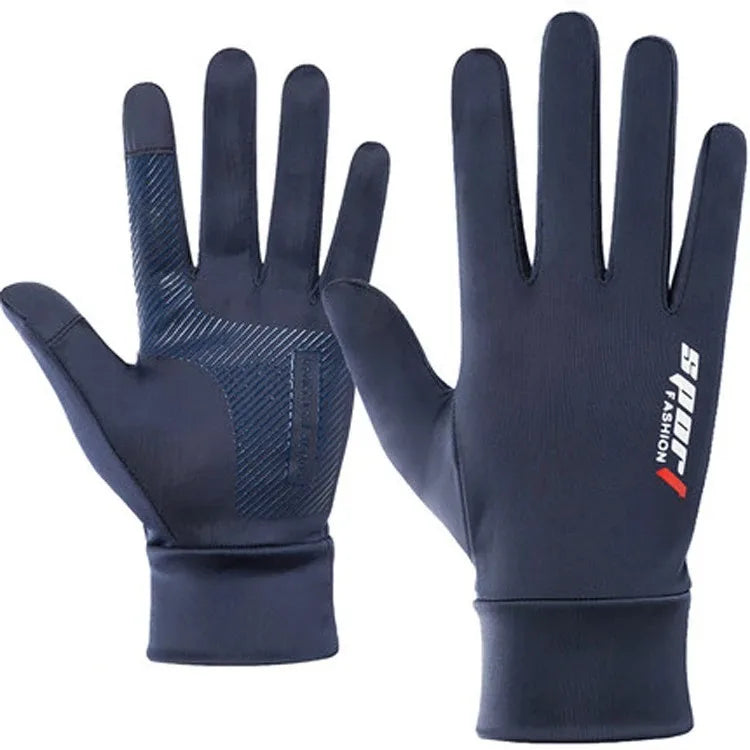 Ice Silk Fishing Gloves – Breathable, Anti-Slip Sun Protection Gloves (Two-Finger & Full-Finger)