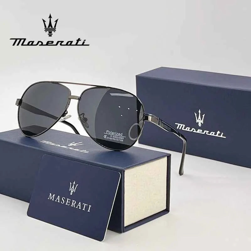 MASERATI Car High End UV400 Polarized Glasses For Ghibli Levante Mc20 Mcpura Quattroporte Grecale GT GranCabrio Drive Sunglasses