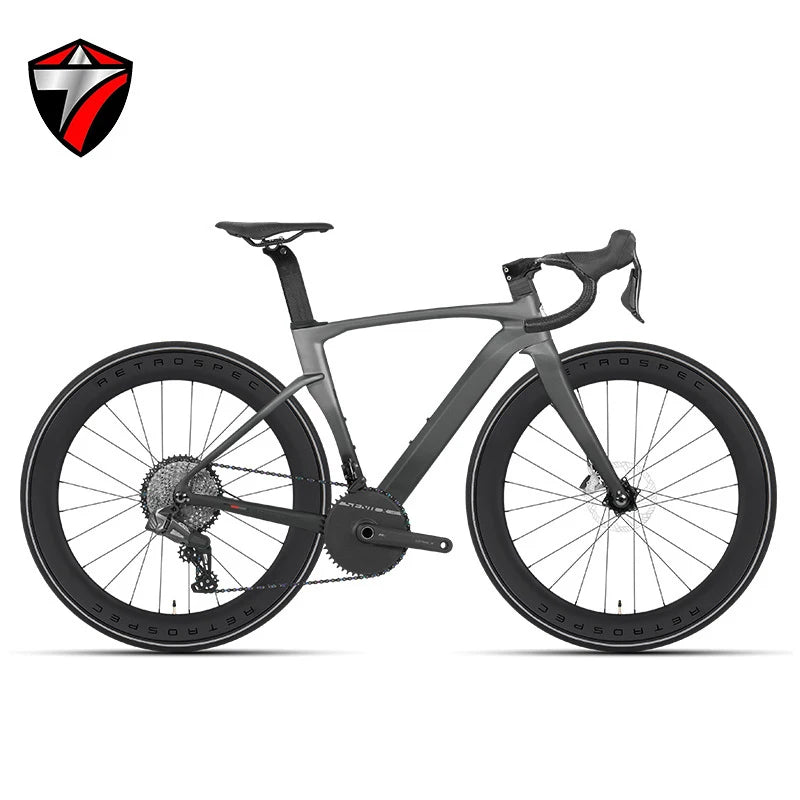 TWITTER Full Carbon Light Weight Wireless Road Bike With WheelTop Wireless Electronic GEX-12S Shifting Carbon Wheels Bicycle