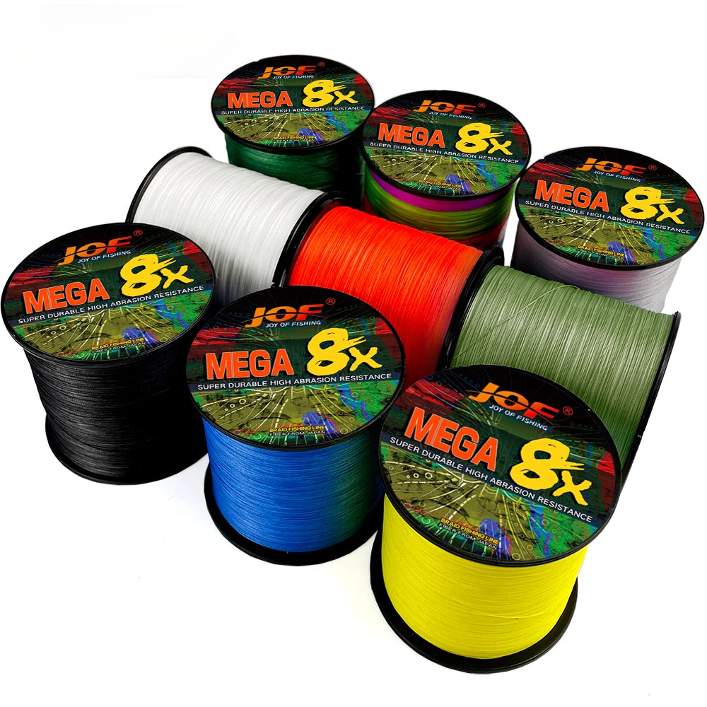 Braided Fishing Line 8 Strands Multifilament Fly Strong Cord for Sea Bass Carp Accessories